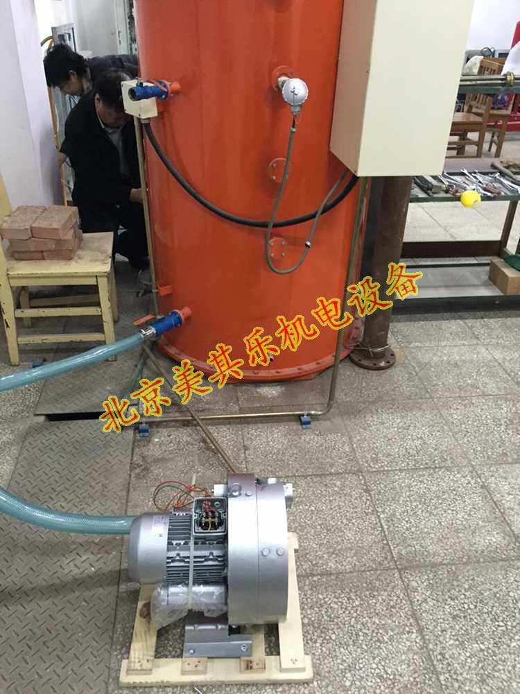 4GH雙葉輪風機試運行調(diào)試中